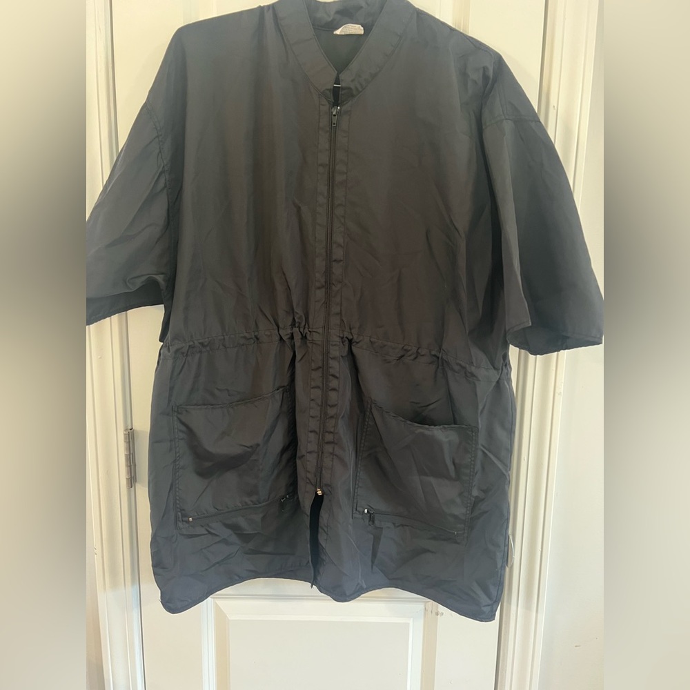 Black hairdresser/ barber shirt cover